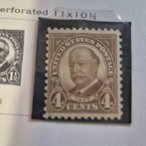 Vintage U.S. 4 Cent Postage Stamp - Brown